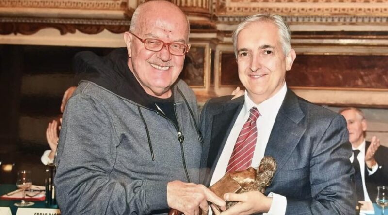 Nella foto: Roberto Carmenati con Alberto Bucci al Premio Gentile 2018